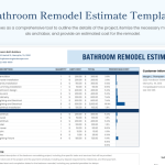 Bathroom renovation remodel budget estimate spreadsheet list some learned lessons our throughout planner costs limit break